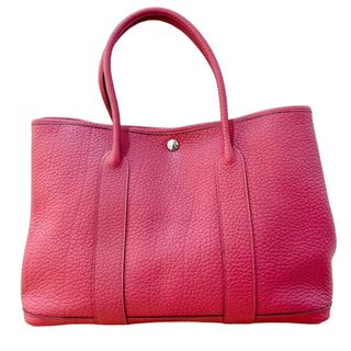 エルメス(Hermes)の　エルメス HERMES ガーデンパーティPM ▢O刻　(2011年) ローズウッド　シルバー金具 ネゴンダ レディース トートバッグ(トートバッグ)