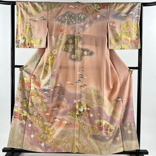 訪問着 身丈157cm 裄丈64cm 正絹 名品 【中古】(着物)