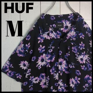 HUF - 【希少モデル】 HUF ハフ 総柄 花柄 入手困難 オープンカラーシャツ