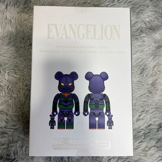 ベアブリック(BE@RBRICK)の新品　ベアブリック エヴァンゲリオン初号機 クローム Ver.100％＆400％(その他)