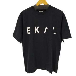 EKAL(エカル) フロントロゴカットソー 1ポケット メンズ トップス(Tシャツ/カットソー(半袖/袖なし))