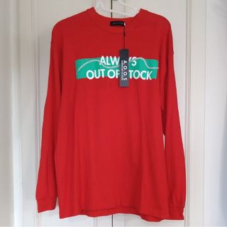 未使用 A.O.O.S 長袖 Tシャツ オールウェイズ アウトオブ ストック(Tシャツ/カットソー(七分/長袖))