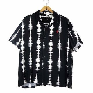 ハフ(HUF)のハフ HUF シャツ SEISMOGRAM RESORT SHIRT M 黒(シャツ)