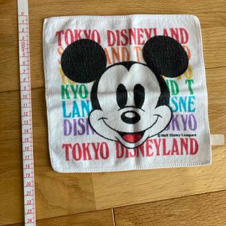 ディズニー(Disney)のハンドタオル（ミッキーマウス）(ハンカチ)