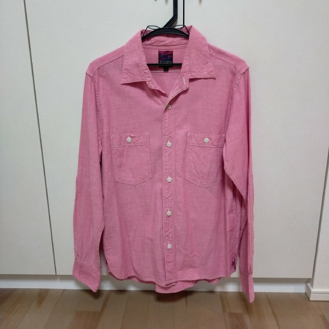BRUNABOINNE(ブルーナボイン)のブルーナボイン　メンズ　シャツ　ピンク メンズのトップス(シャツ)の商品写真