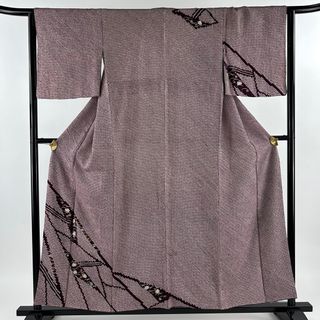 訪問着 身丈155cm 裄丈64cm 正絹 秀品 【中古】(着物)