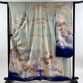 振袖 身丈161.5cm 裄丈65cm 正絹 秀品 【中古】(着物)