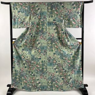 小紋 身丈167cm 裄丈66cm 正絹 美品 秀品 【中古】(着物)