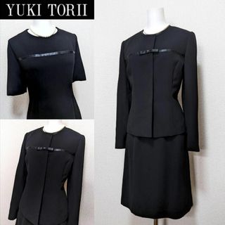 ユキトリイインターナショナル(YUKI TORII INTERNATIONAL)の⁑【美品】ユキトリイ　高級喪服礼服　パイピングラインとリボン(礼服/喪服)