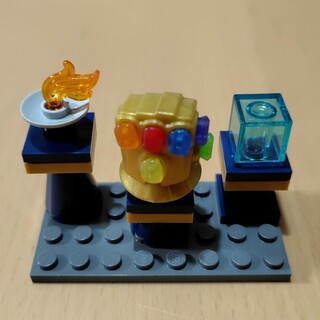 レゴ(Lego)のレゴ★マーベル ガントレット テッセラクト オーディンの炎 未使用品 超激レア(キャラクターグッズ)