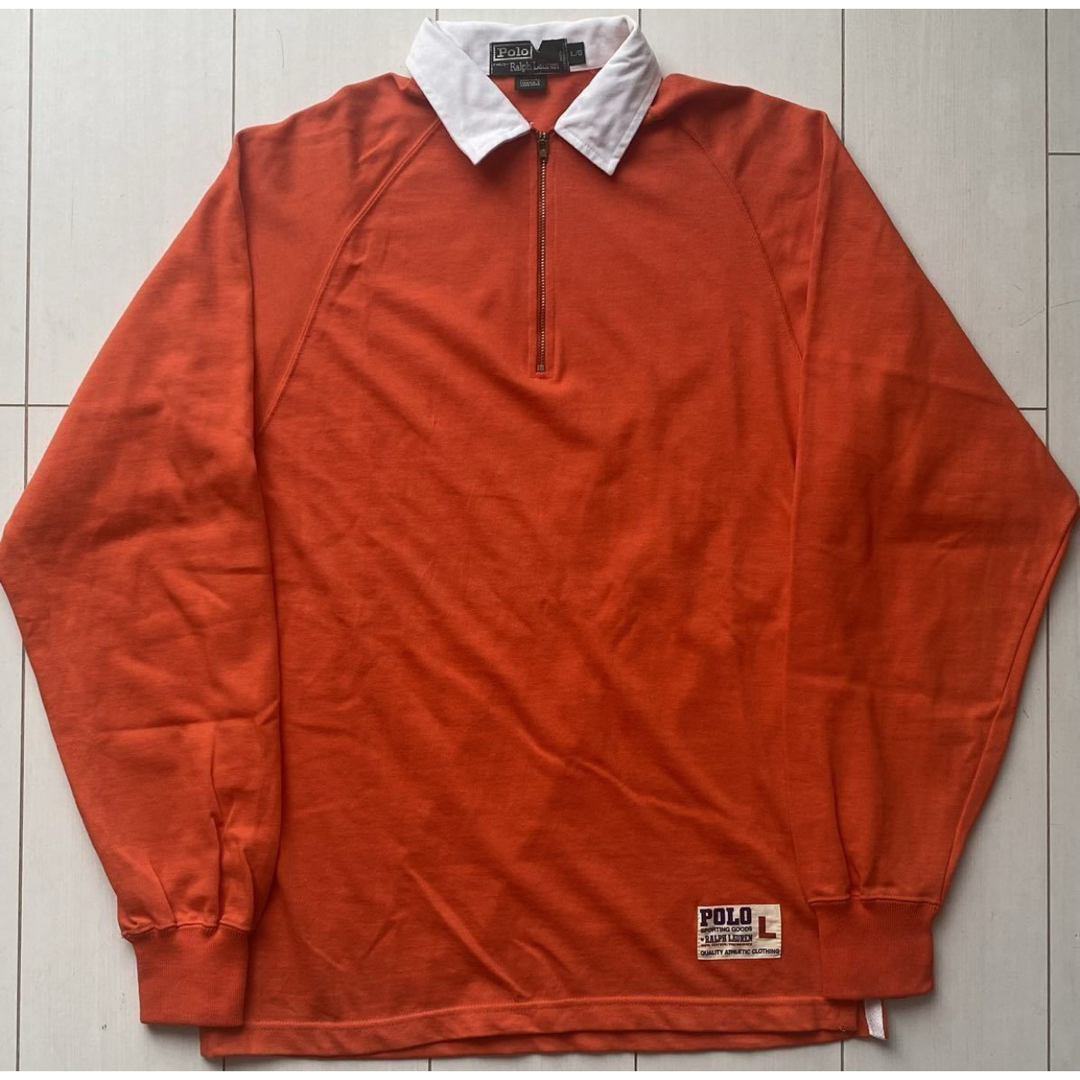 POLO RALPH LAUREN(ポロラルフローレン)の美品 vintage 希少 POLO ラルフローレン RL-91 orage L メンズのトップス(ジャージ)の商品写真