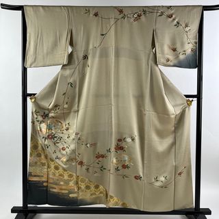 訪問着 身丈157cm 裄丈65cm 正絹 秀品 【中古】(着物)