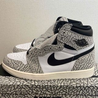 ナイキ(NIKE)のNIKE AIR JORDAN1 HIGH 29cm セメント(スニーカー)