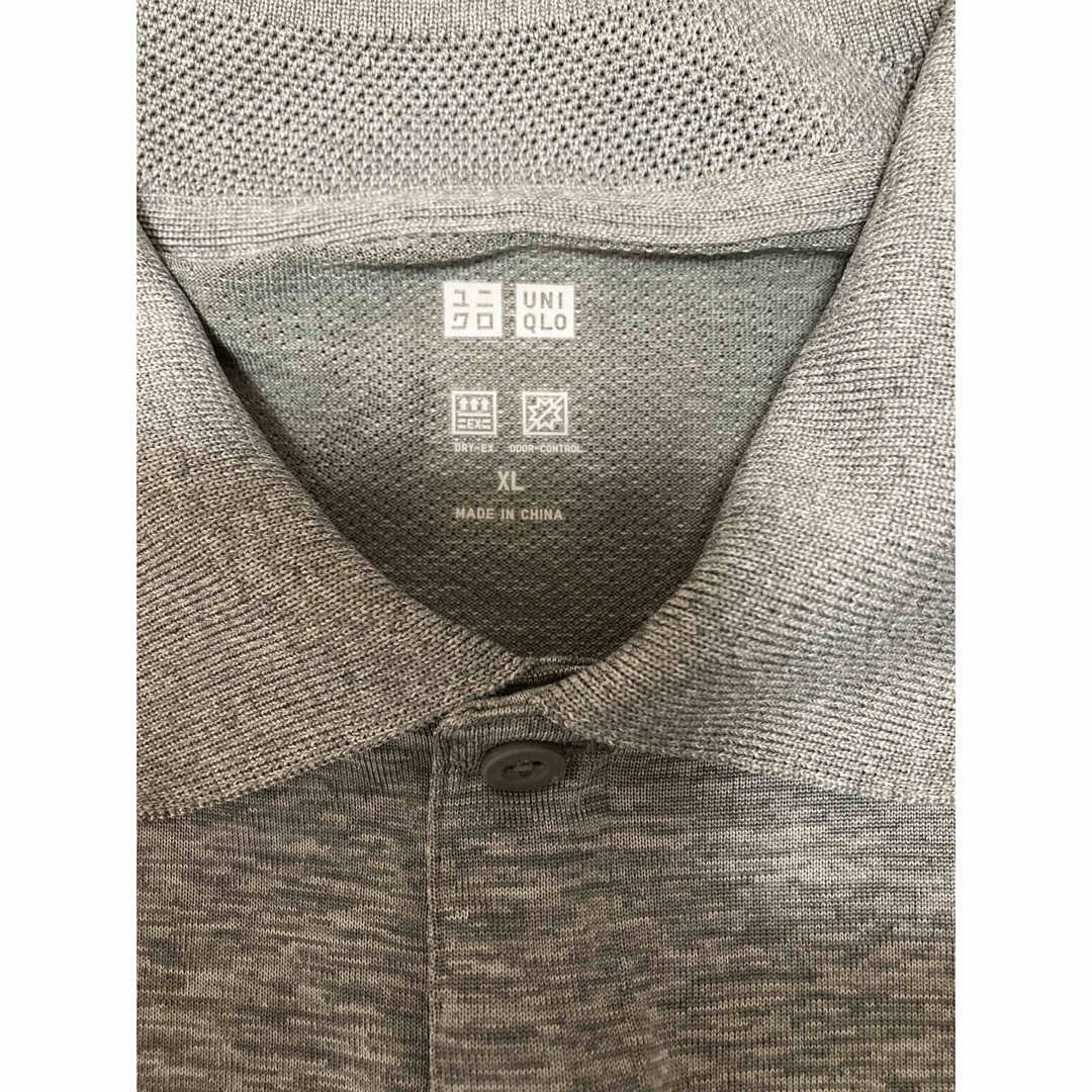 UNIQLO(ユニクロ)のユニクロ ポロシャツ グレー メンズ XL半袖 メンズのトップス(シャツ)の商品写真