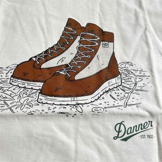 【新品未使用】Masterpiece Tee（Danner Tee）白Tシャツ(Tシャツ/カットソー(半袖/袖なし))