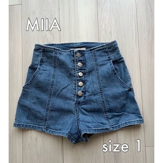 ミーア(MIIA)のミーア　MIIA デニムショートパンツ size1(ショートパンツ)