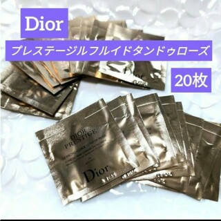 クリスチャンディオール(Christian Dior)のディオール プレステージ ル フルイド タンドゥ ローズ　20枚(ファンデーション)