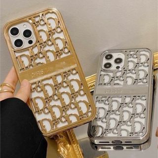 アイフォーン(iPhone)のミッキー様 iPhone15Plusケース シルバー スマホケース 可愛い 人気(iPhoneケース)