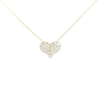 K18YG ハート ダイヤモンド ネックレス 1.00CT(ネックレス)