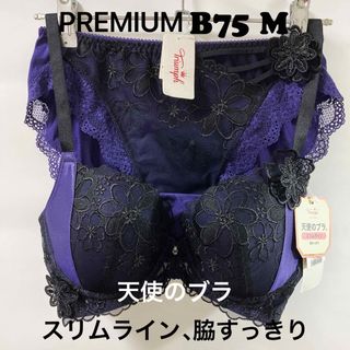 トリンプ(Triumph)のトリンププレミアム レッドレーベル 0075 ブラジャー &ショーツ B75(ブラ&ショーツセット)