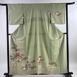 訪問着 身丈159cm 裄丈64cm 正絹 秀品 【中古】(着物)