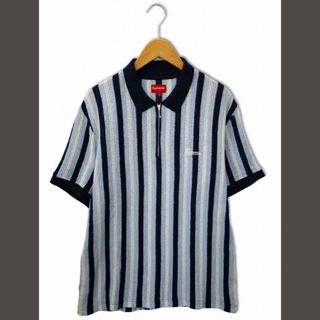 シュプリーム(Supreme)のSUPREME 2022SS Open Knit Stripe Zip Polo(ポロシャツ)