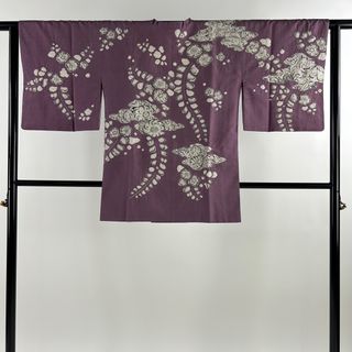 道行 身丈84cm 裄丈63cm 正絹 秀品 【中古】(着物)