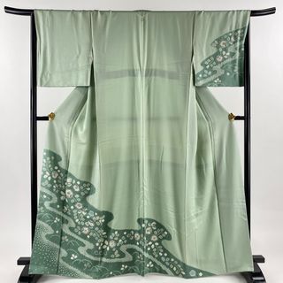 訪問着 身丈165cm 裄丈67cm 正絹 秀品 【中古】(着物)