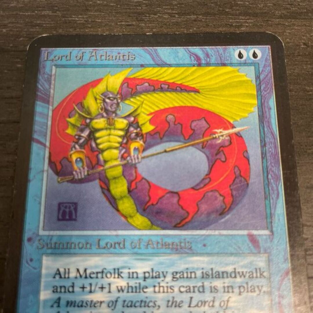 マジック：ザ・ギャザリング(マジックザギャザリング)のアトランティスの王/Lord of Atlantis LEA エンタメ/ホビーのトレーディングカード(シングルカード)の商品写真