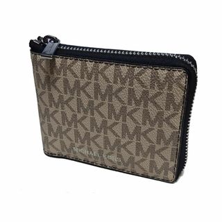 マイケルコース(Michael Kors)の新品マイケルコース ジップ アラウンド コイン ポケット付二折財布ブラウン(折り財布)