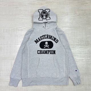 マスターマインドジャパン(mastermind JAPAN)のマスターマインド x チャンピオン リバースウィーブ プリント パーカー L(パーカー)