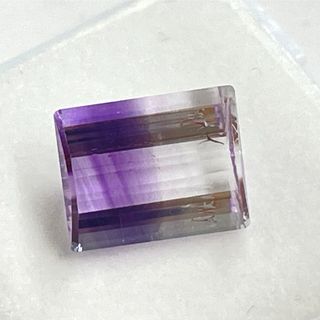 天然バイカラー クォーツ 3.94ct ルース　アメジスト 水晶(その他)