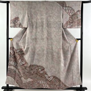 訪問着 身丈156cm 裄丈62cm 正絹 美品 秀品 【中古】(着物)