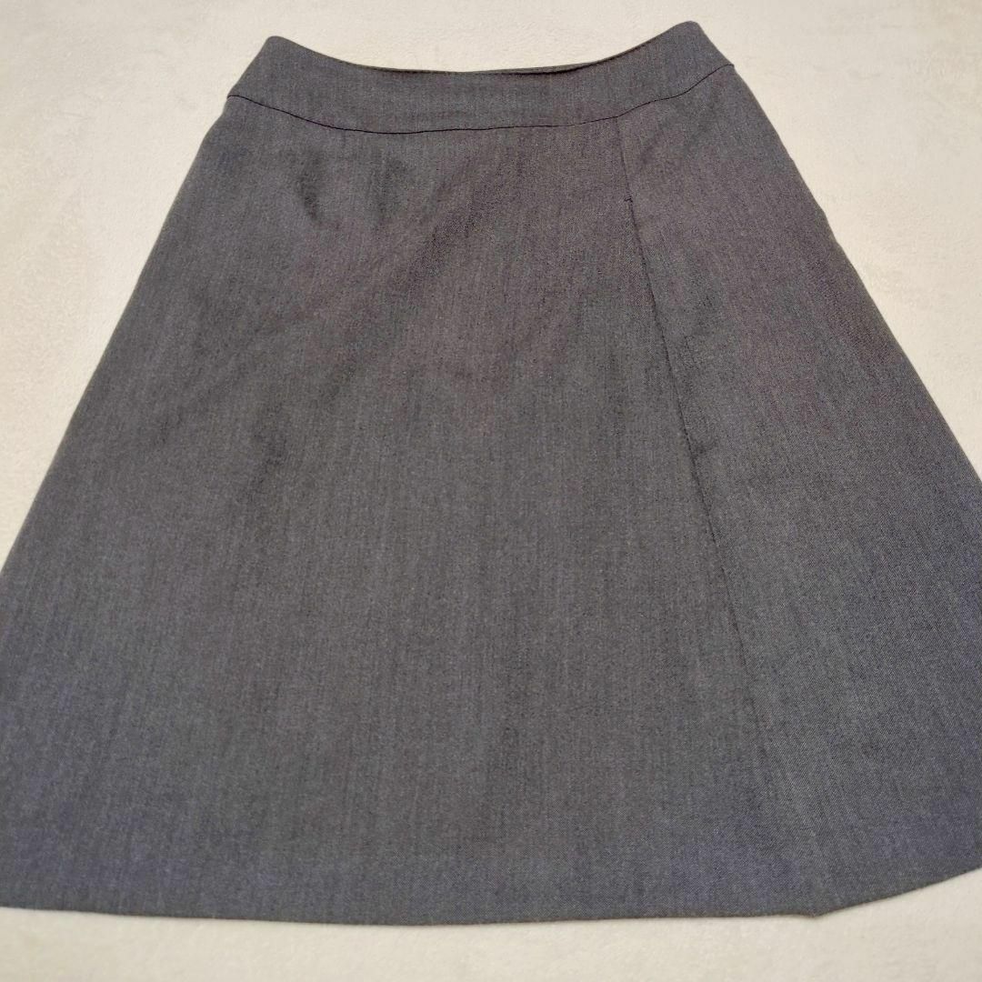 【ヴィンテージ】(38) 台形スカート ミディ丈 無地 シンプル スーツ フレア レディースのスカート(ひざ丈スカート)の商品写真