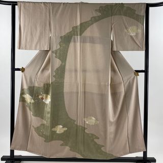 訪問着 身丈153cm 裄丈61cm 正絹 秀品 【中古】(着物)