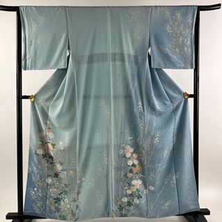 訪問着 身丈161cm 裄丈63cm 正絹 秀品 【中古】(着物)