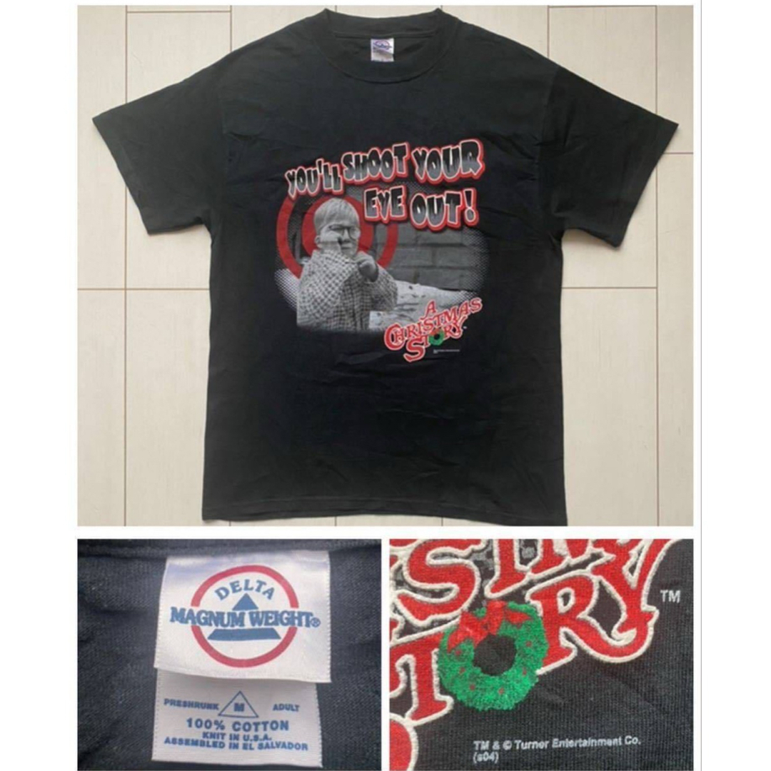 TV&MOVIE(ティービーアンドムービー)の美品 USA製 a christmas story movie black M メンズのトップス(Tシャツ/カットソー(半袖/袖なし))の商品写真