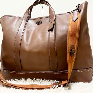 コーチ(COACH)の美品 コーチ CC100 トビーターンロック トートバッグ ショルダー 2way(トートバッグ)