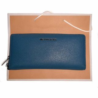 マイケルコース(Michael Kors)の新品マイケルコース　ジップアラウンド ストラップ付 長財布 ティールブルー(財布)