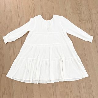 ダブルクローゼット(w closet)のw closet ホワイト　トップス(カットソー(長袖/七分))