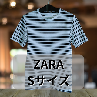 ザラ(ZARA)の⑧ZARA ボーダーT-shirt Sサイズ(Tシャツ/カットソー(半袖/袖なし))