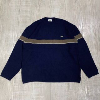 ラコステ(LACOSTE)の90s ヴィンテージ ラコステ リブ ライン ビックシルエット ニット 8(ニット/セーター)