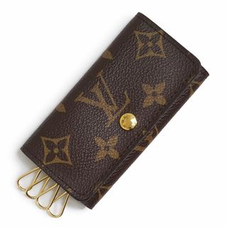 LOUIS VUITTON - ルイ ヴィトン ミュルティクレ 4 キーケース モノグラム ブラウン 茶 ゴールド金具 M69517 箱付 LOUIS VUITTON（未使用　展示品）