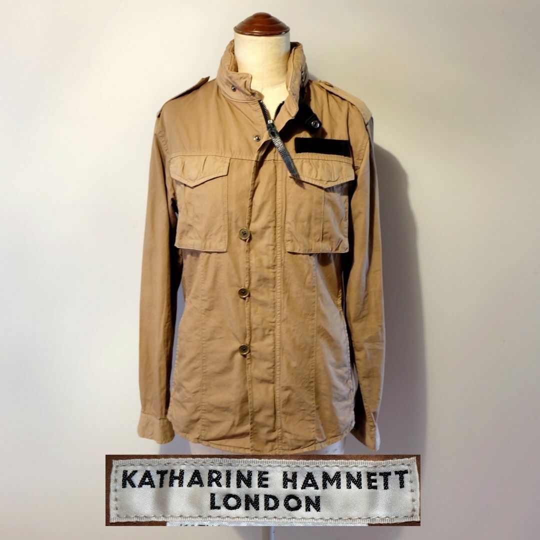 KATHARINE HAMNETT(キャサリンハムネット)のKATHARINE HAMNETT LONDONキャサリンハムネットJK レディースのジャケット/アウター(ミリタリージャケット)の商品写真