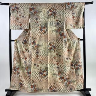 小紋 身丈160cm 裄丈67cm 正絹 美品 秀品 【中古】(着物)