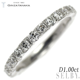 GINZA TANAKA K18WG ダイヤモンド リング 1.00ct セミエタニティ(リング(指輪))