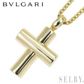 ブルガリ(BVLGARI)のブルガリ K18YG ペンダントネックレス ラテンクロス(ネックレス)