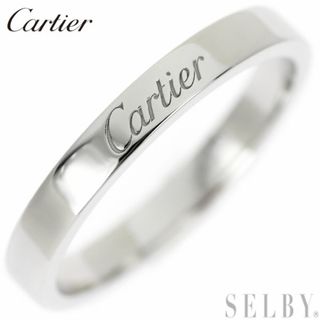 カルティエ(Cartier)のカルティエ Pt950 リング エングレーブド 58号(リング(指輪))