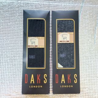 ダックス(DAKS)の新品未使用　メンズ靴下2足セット　カシミヤ混(その他)