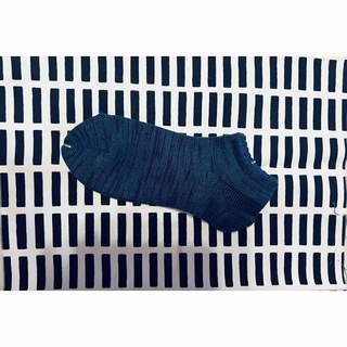 日本製　シルクコットン靴下　ブルーグリーン(ソックス)